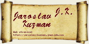 Jaroslav Kuzman vizit kartica
